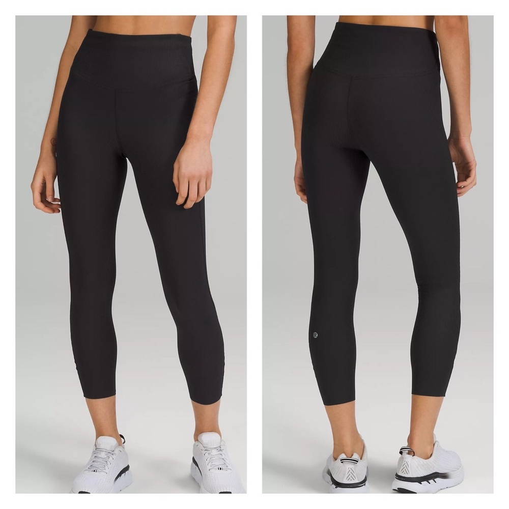*LULULEMON BASE PACE High Rise Tight Ribbed 23” Leggings in color ROVR - Picture 2 of 6